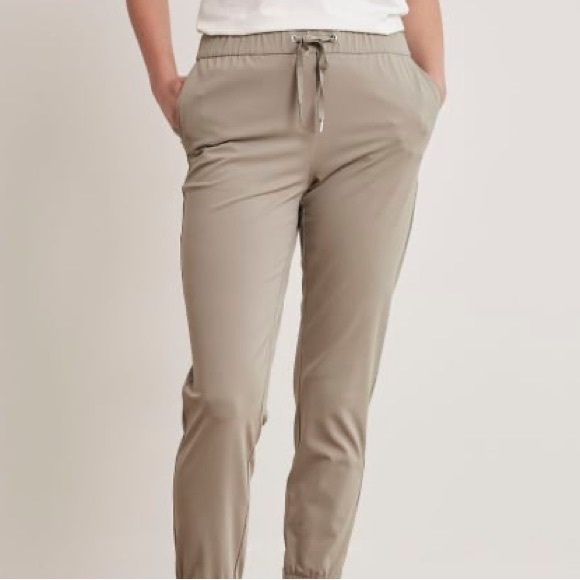 La classe couture women light summer jogger pants beige size medium - Picture 2 of 10